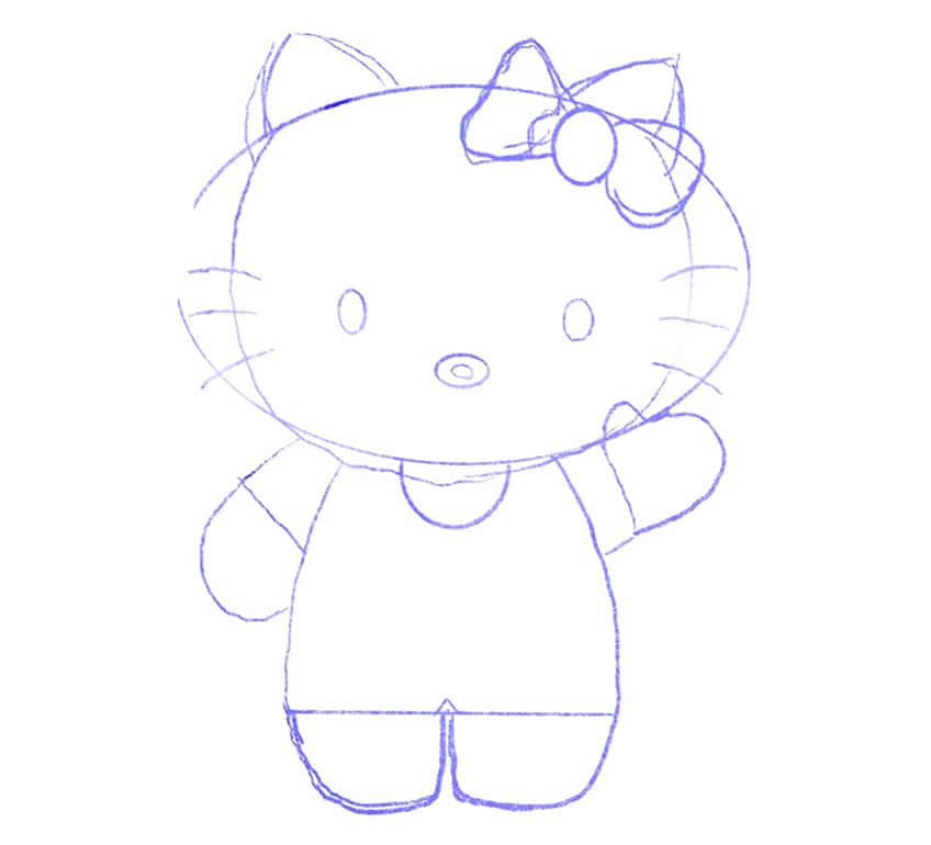 hello kitty drawing 11