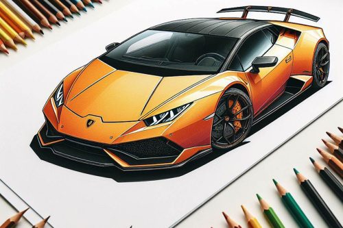 Lamborghini Coloring Pages - 36 Fast Speed Cars to Color