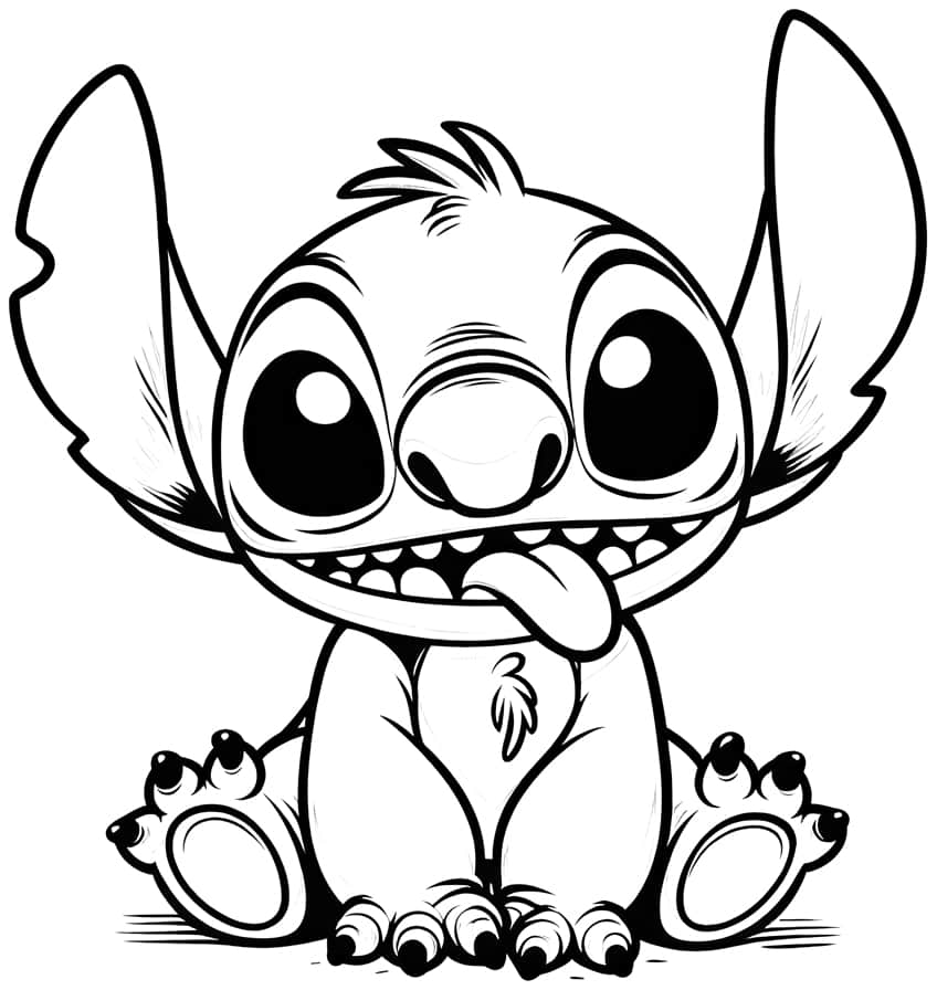 Lilo and Stitch coloring page 23
