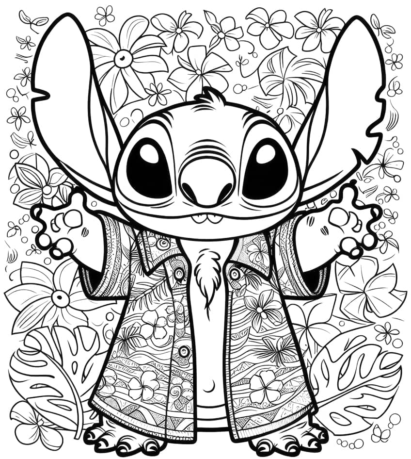 Lilo and Stitch coloring page 24