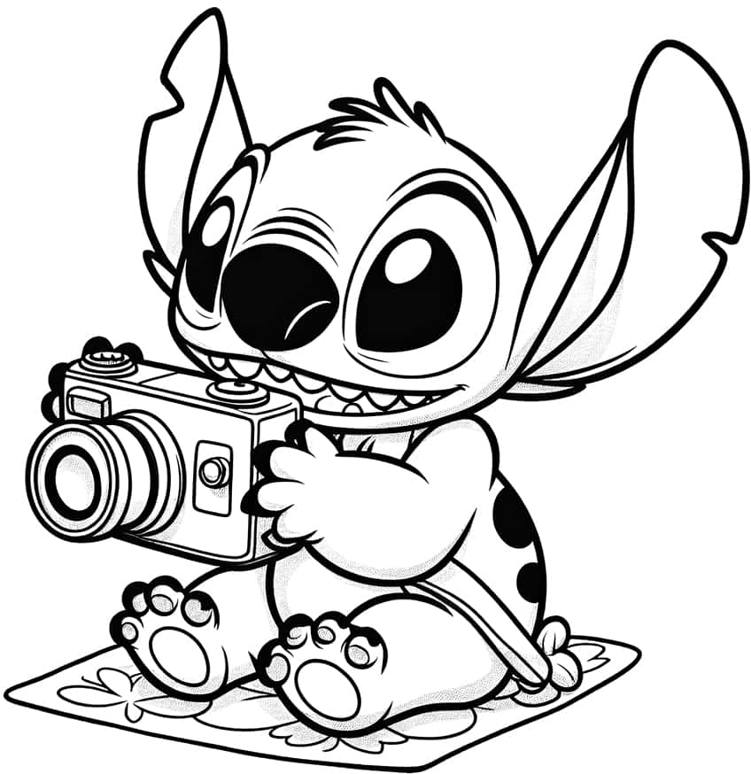 Lilo and Stitch coloring page 30