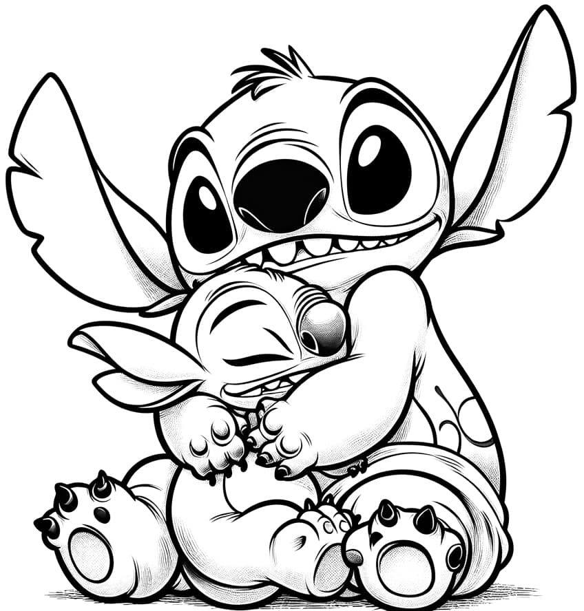 Lilo and Stitch coloring page 31