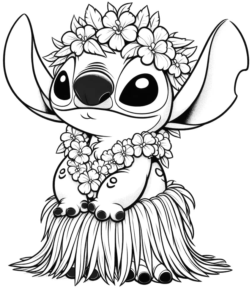 Lilo and Stitch coloring page 32
