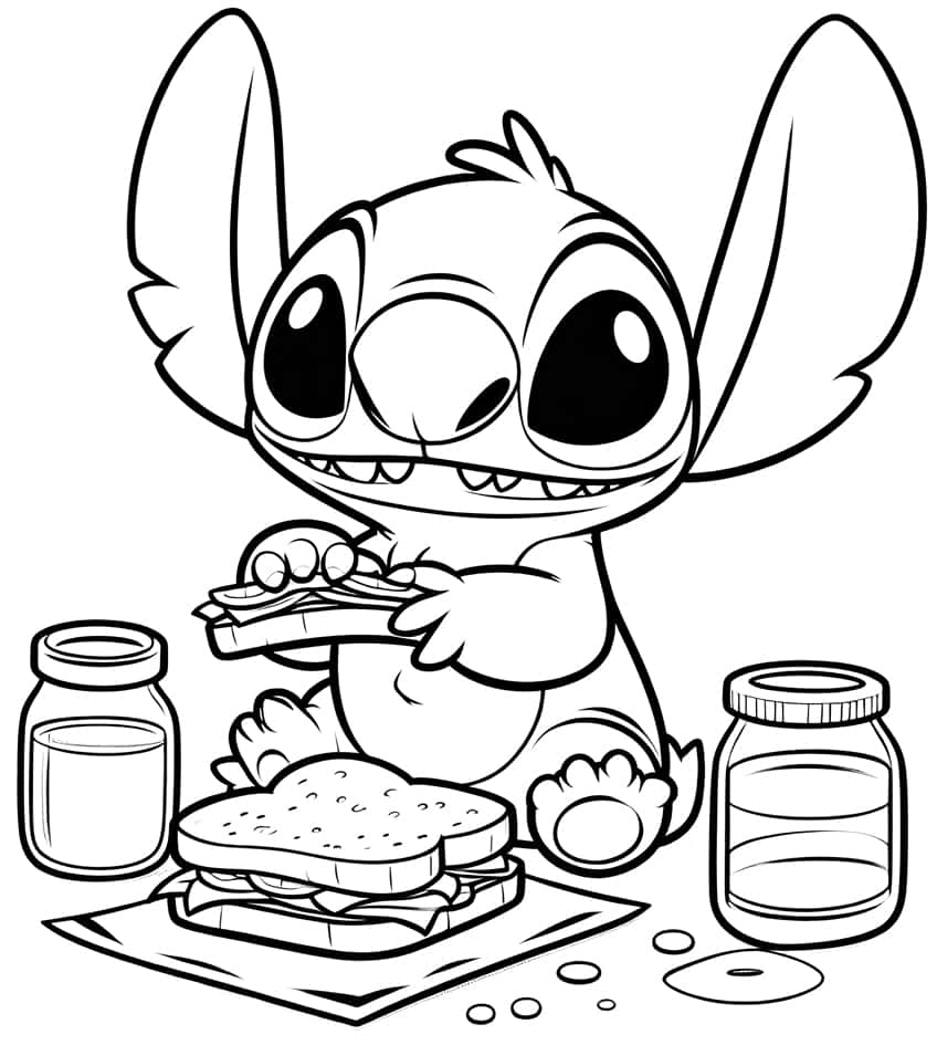 Lilo and Stitch coloring page 37