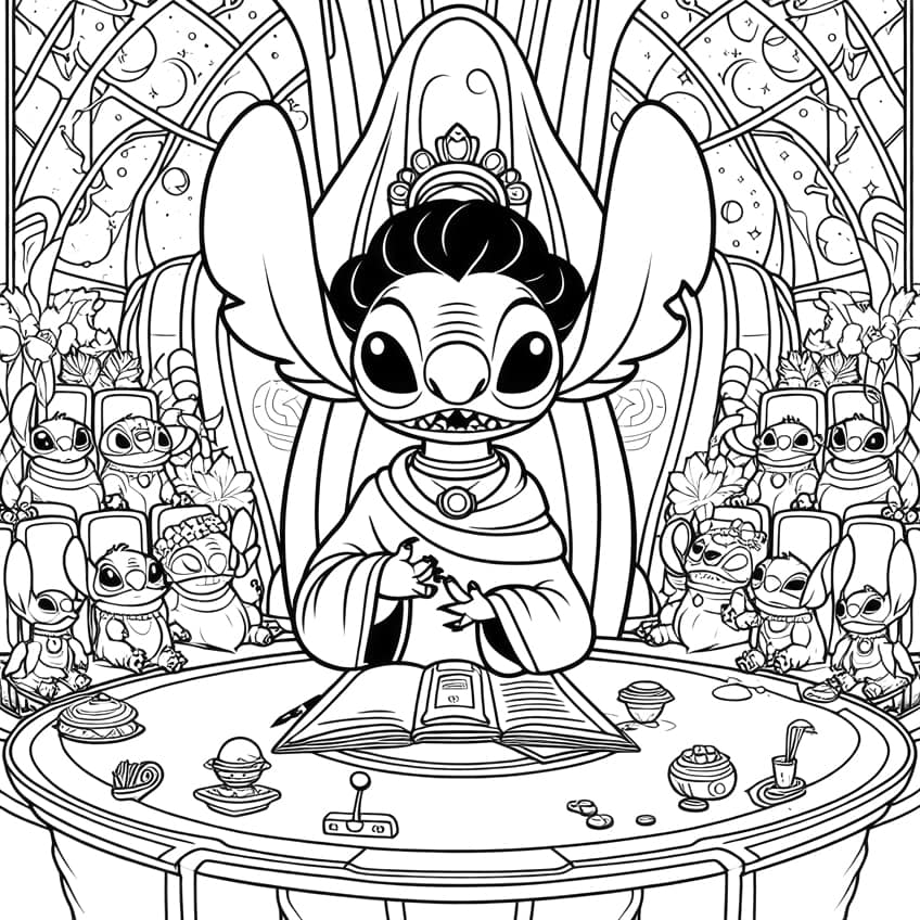 Lilo and Stitch coloring page 38