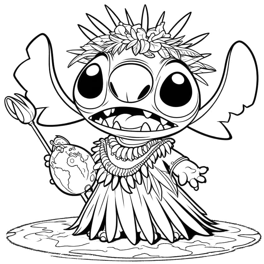 Lilo and Stitch coloring page 39