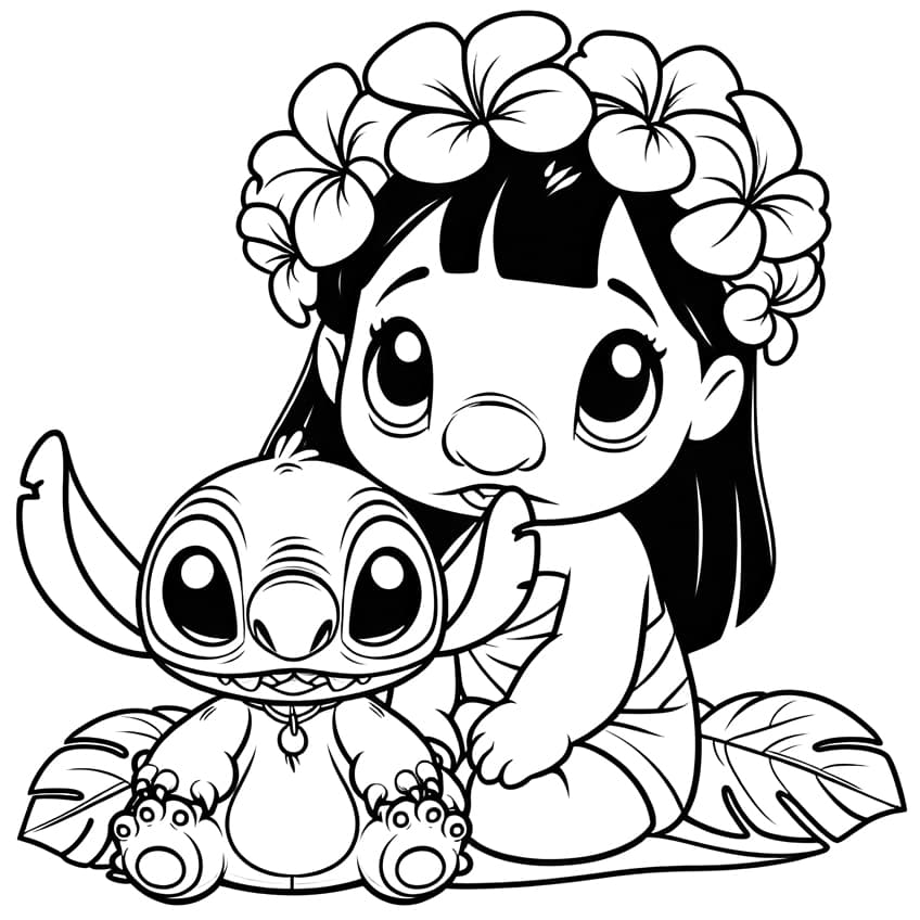 Lilo and Stitch coloring page 41
