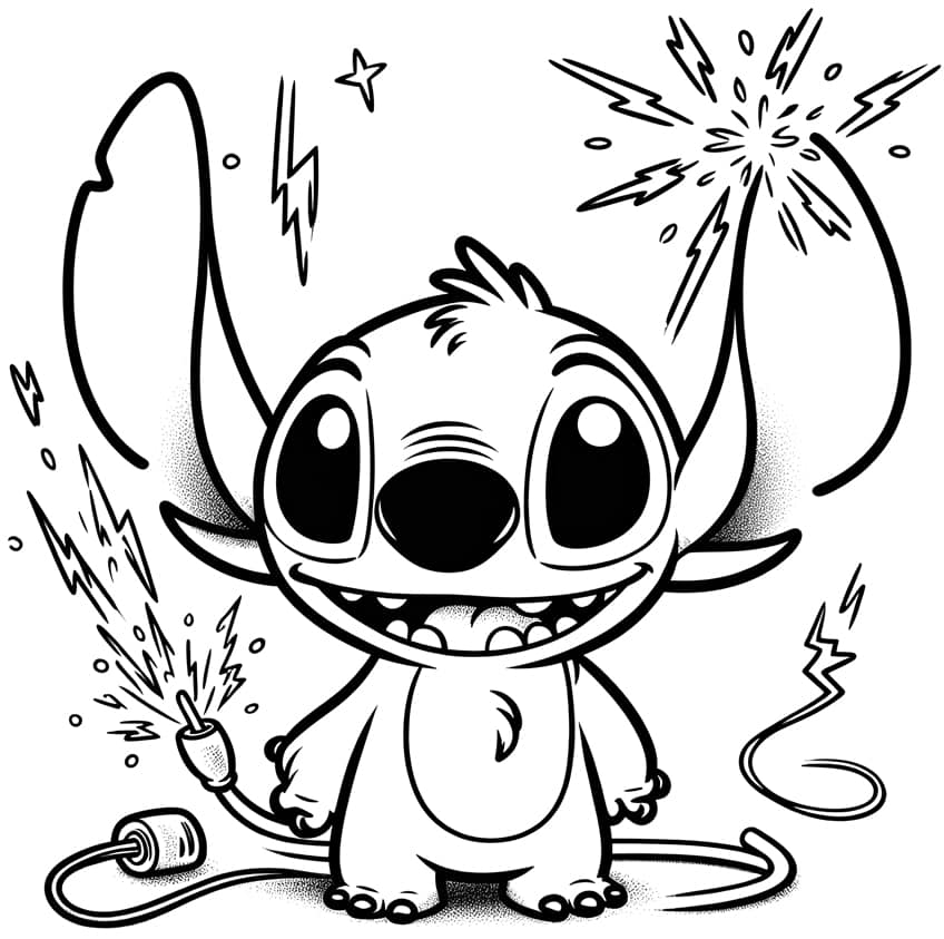 Lilo and Stitch coloring page 42