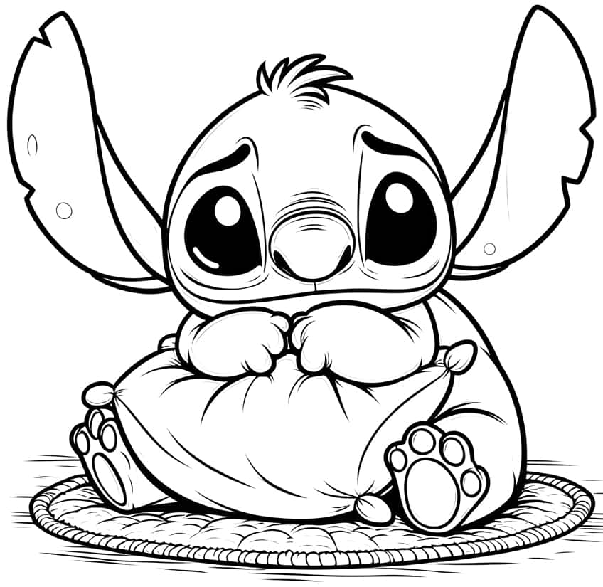 Lilo and Stitch coloring page 43