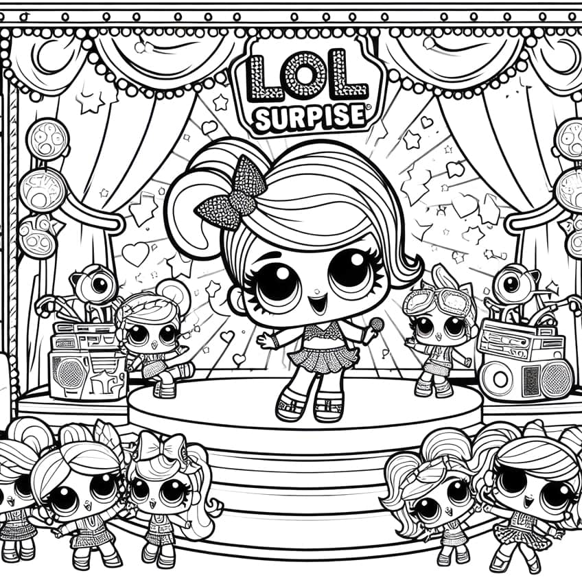 L.O.L. Surprise Dolls coloring page 21