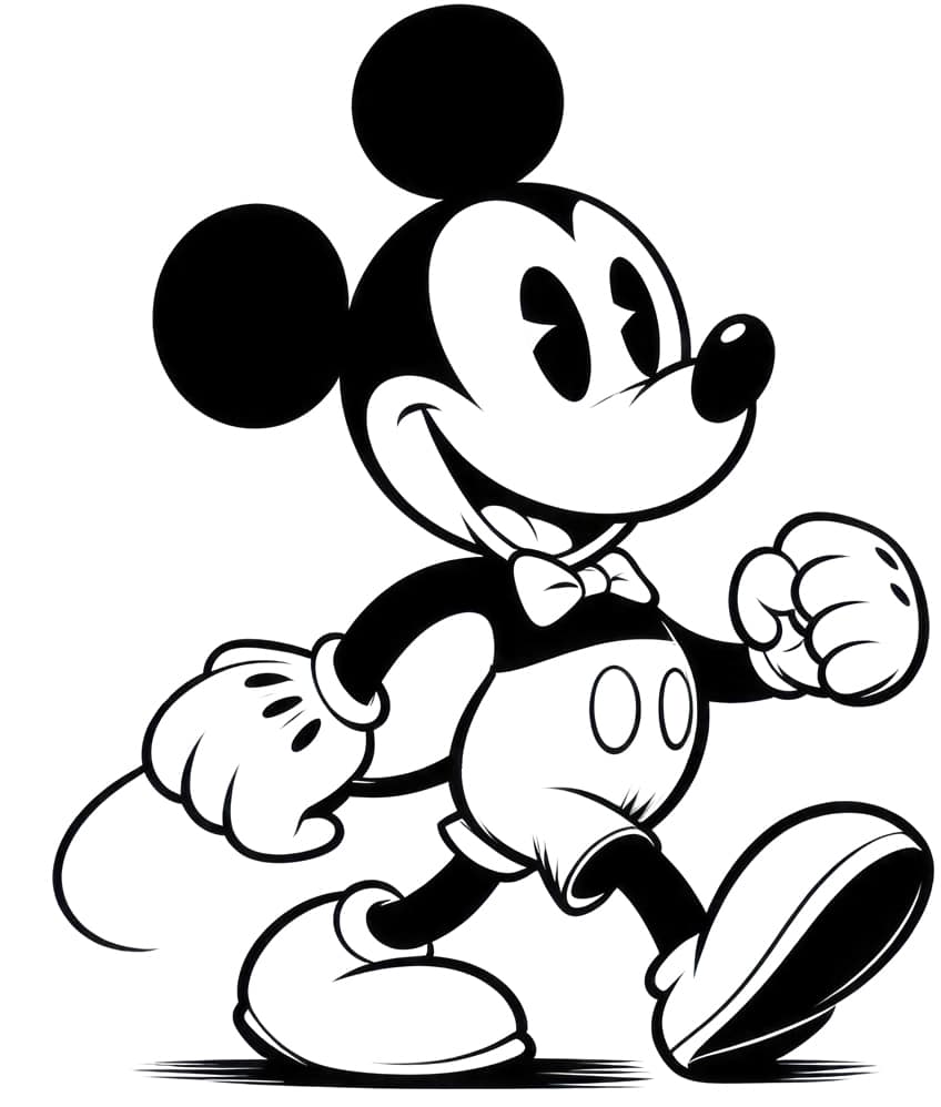 mickey mouse coloring page 10