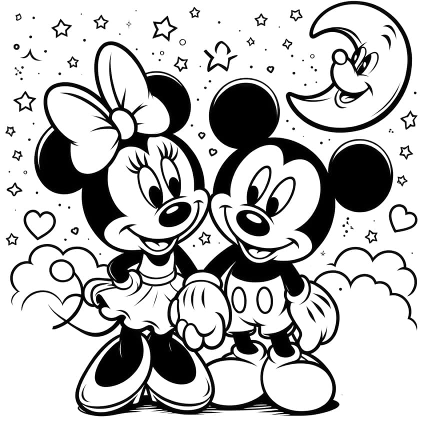 mickey mouse coloring page 15