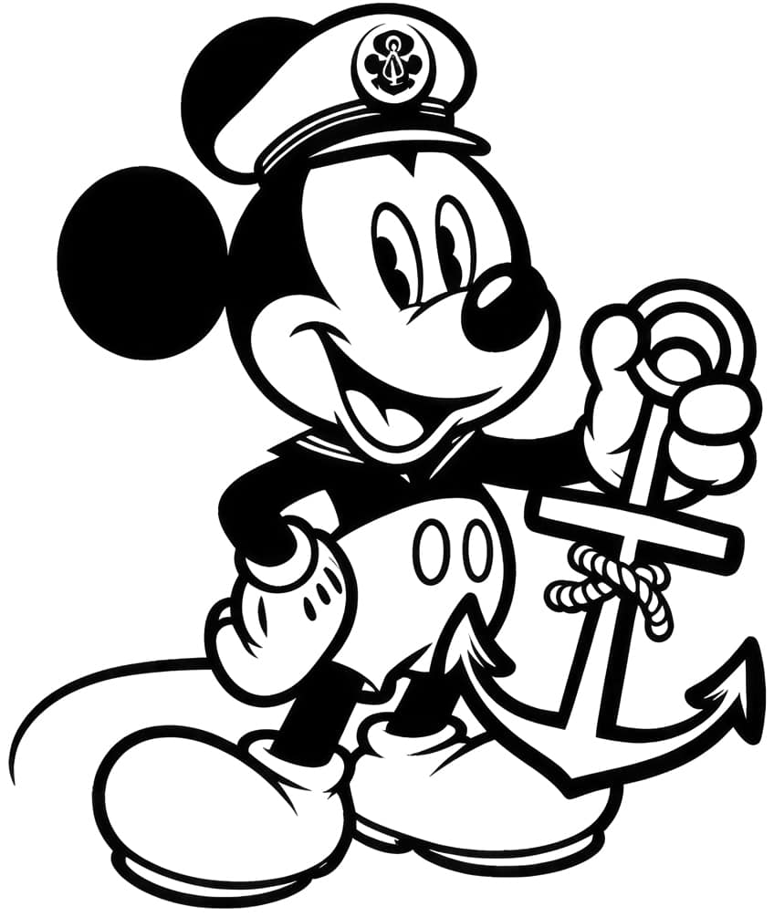 mickey mouse coloring page 23