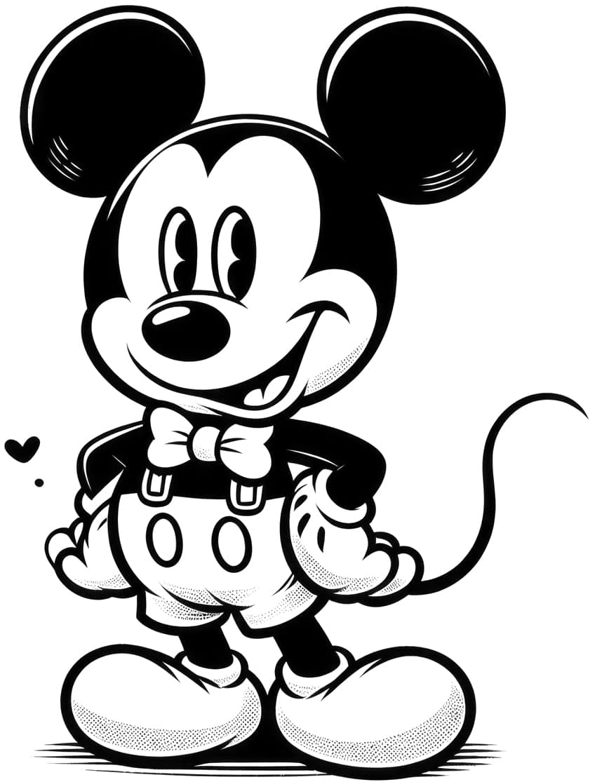 mickey mouse coloring page 25