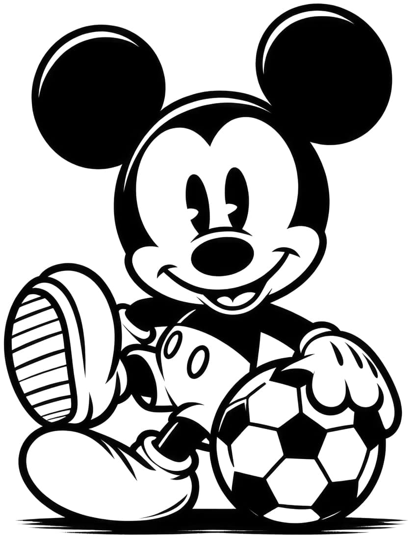 mickey mouse coloring page 29