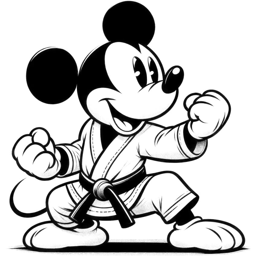 mickey mouse coloring page 30