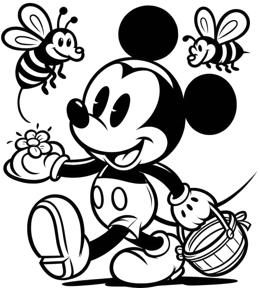 mickey mouse coloring page 47