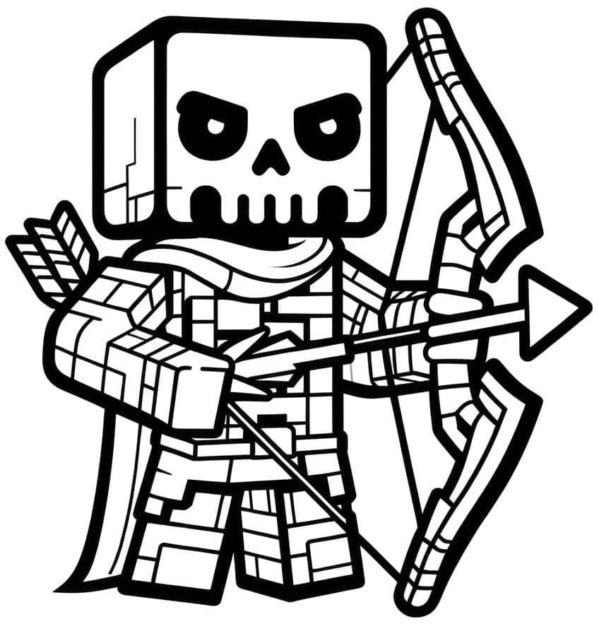 minecraft coloring page 18