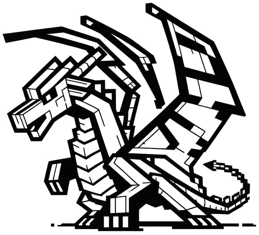 minecraft coloring page 31