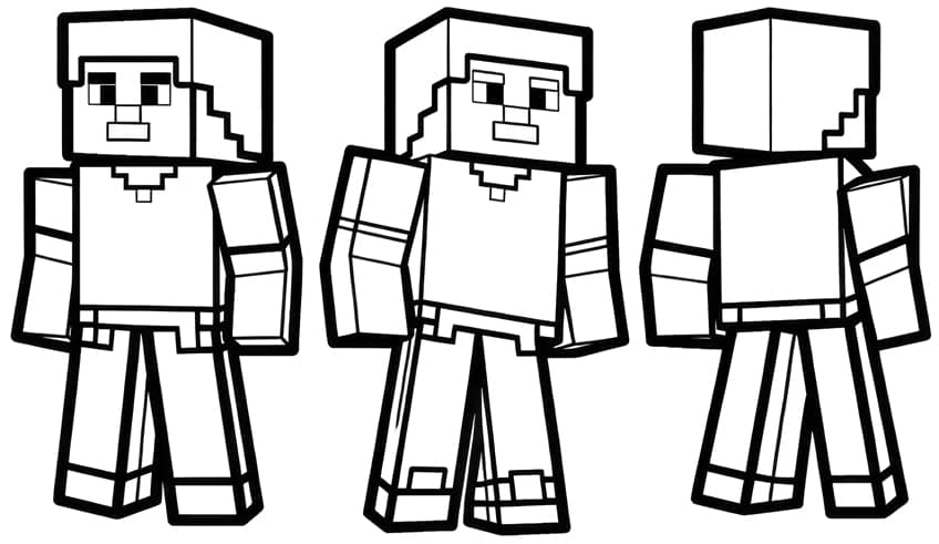 minecraft coloring page 33