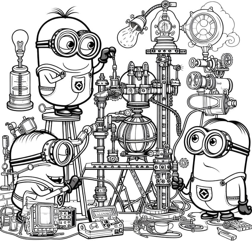 minions coloring pages 04