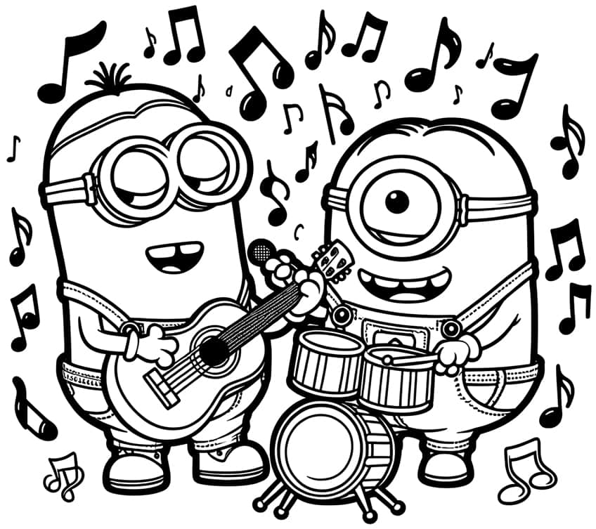 minions coloring pages 06