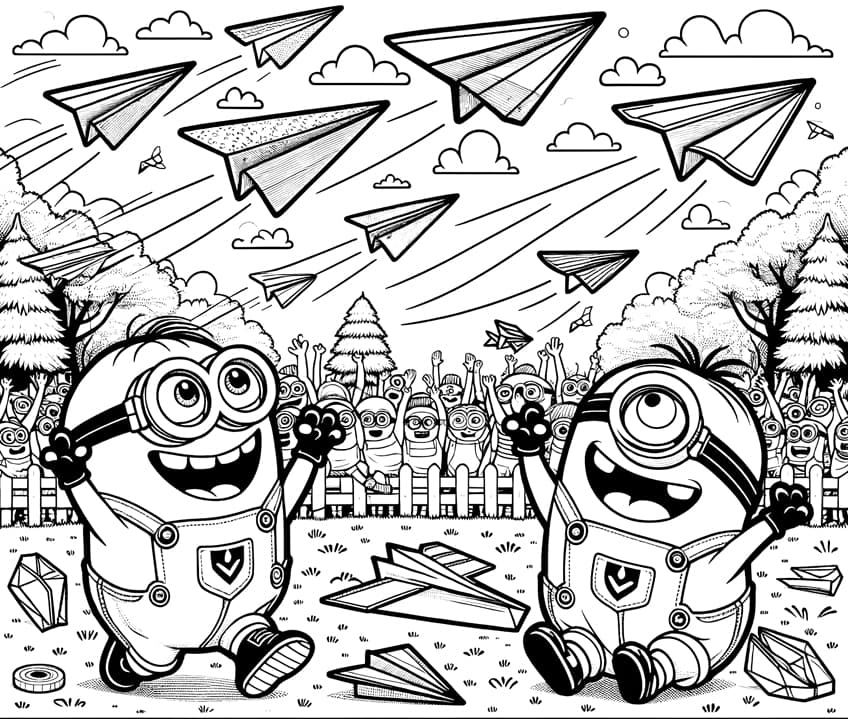 minions coloring pages 07