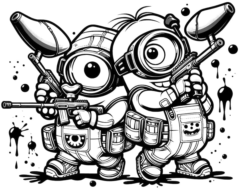 minions coloring pages 13