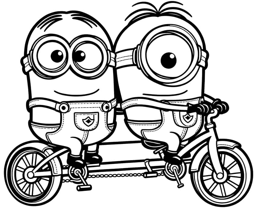 minions coloring pages 16