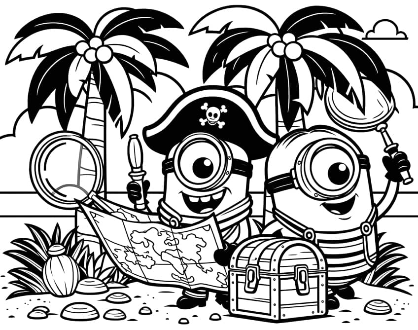 minions coloring pages 18
