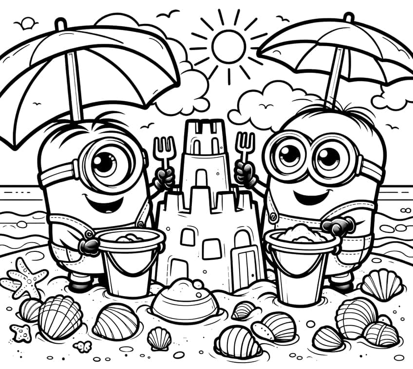 minions coloring pages 21
