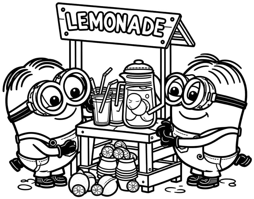 minions coloring pages 24
