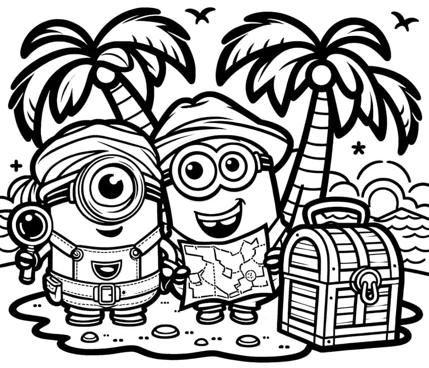 minions coloring pages 26