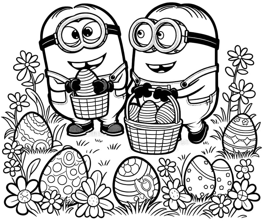 minions coloring pages 29