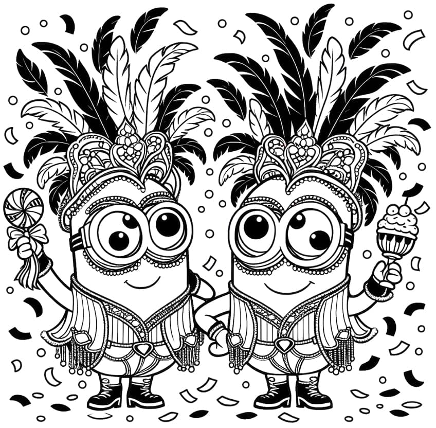 minions coloring pages 32