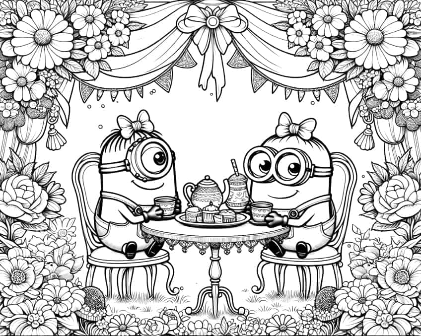 minions coloring pages 34