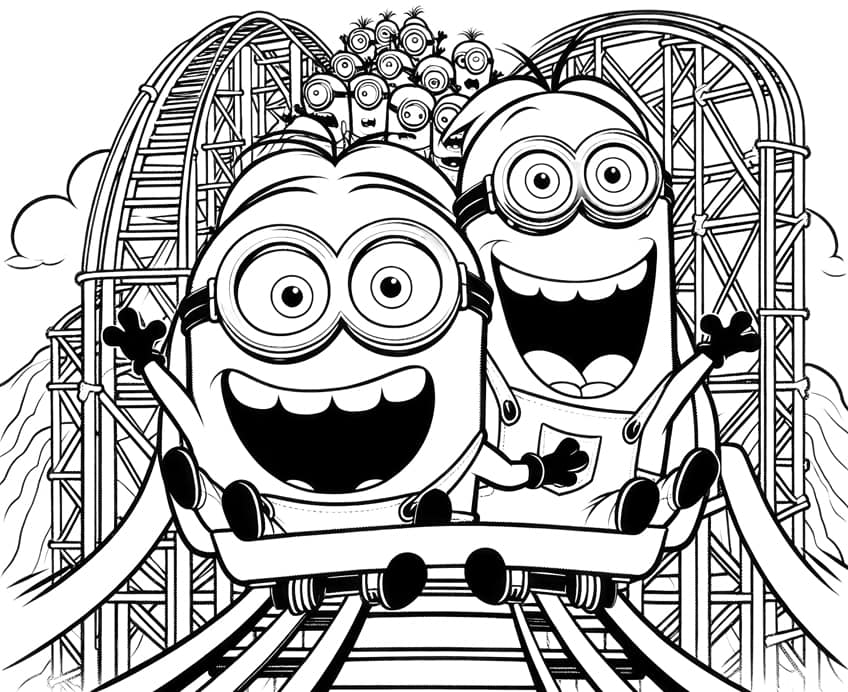 minions coloring pages 39