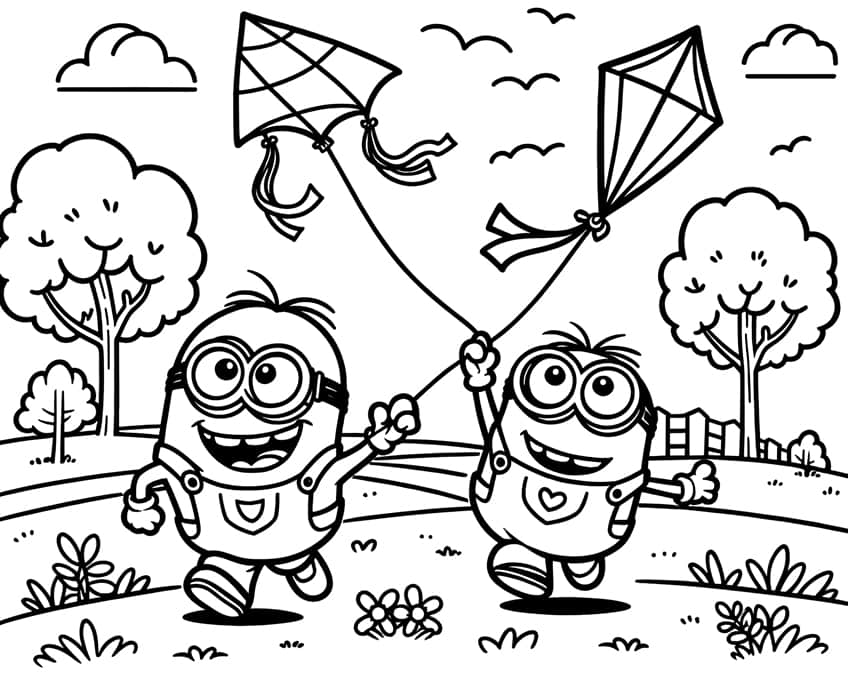 minions coloring pages 43