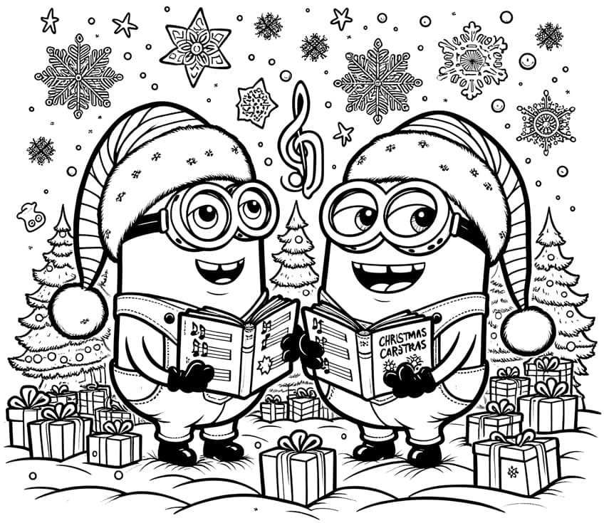 minions coloring pages 44