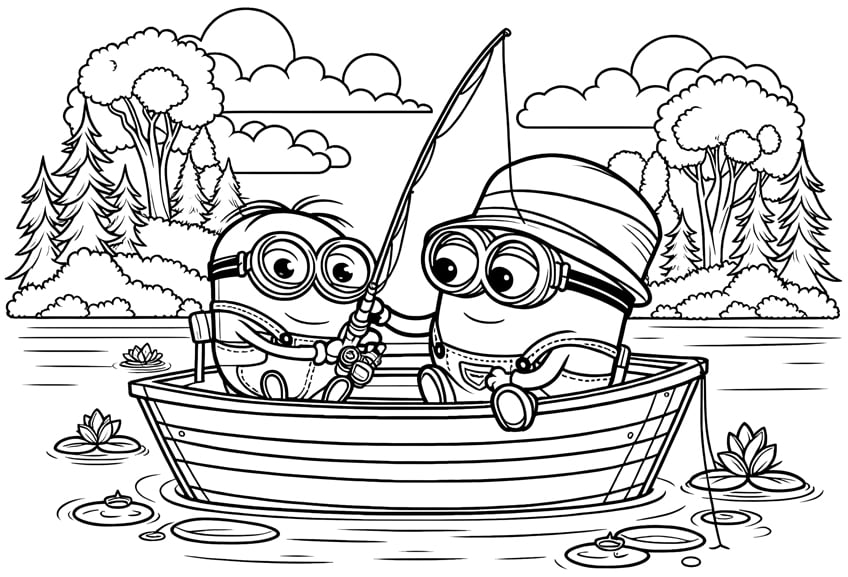 minions coloring pages 46