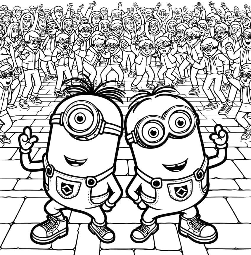 minions coloring pages 52