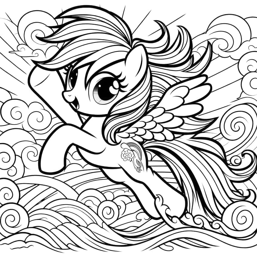 my little pony coloring page 01