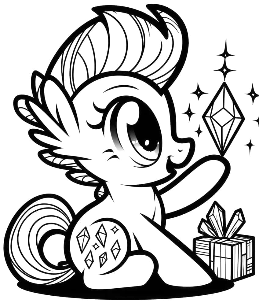 my little pony coloring page 04