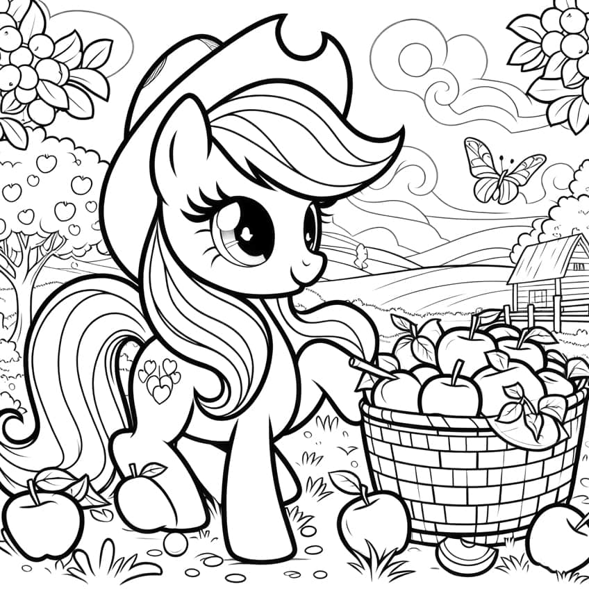 my little pony coloring page 06