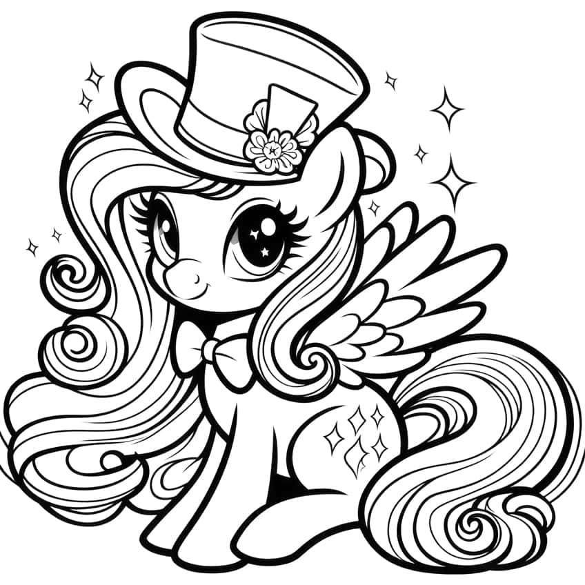 my little pony coloring page 12