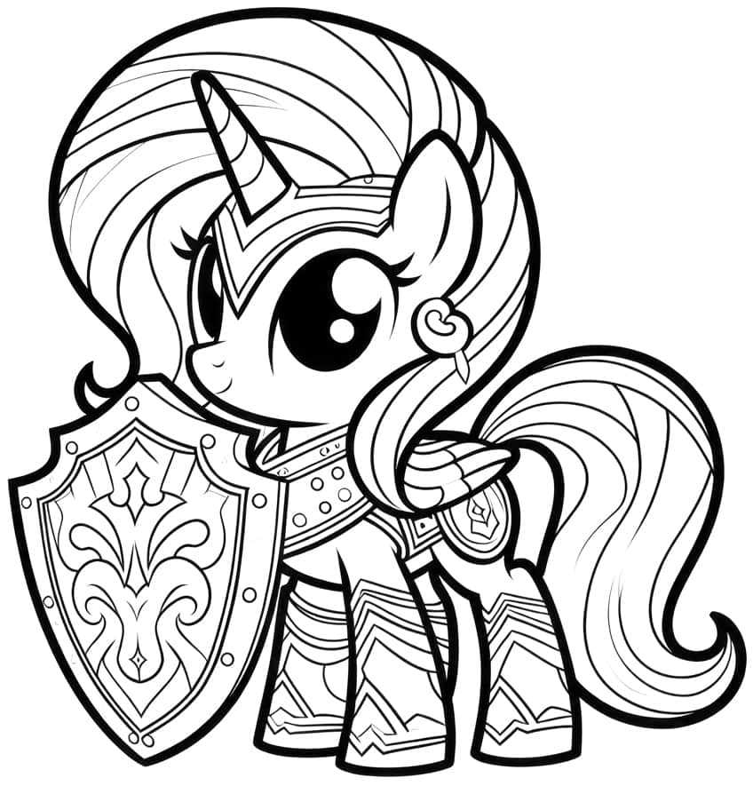 my little pony coloring page 13