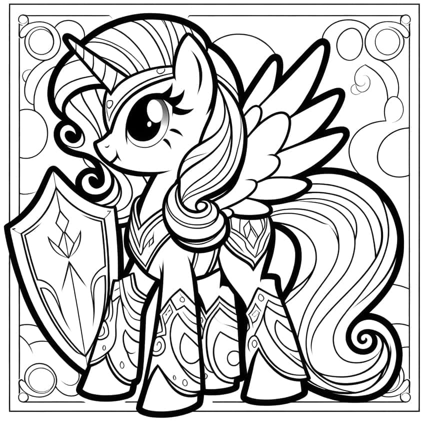 my little pony coloring page 14