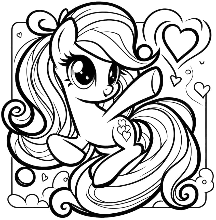 my little pony coloring page 15