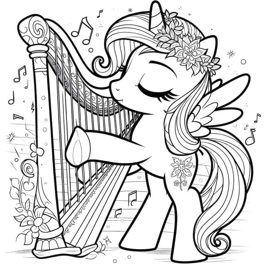 my little pony coloring page 18