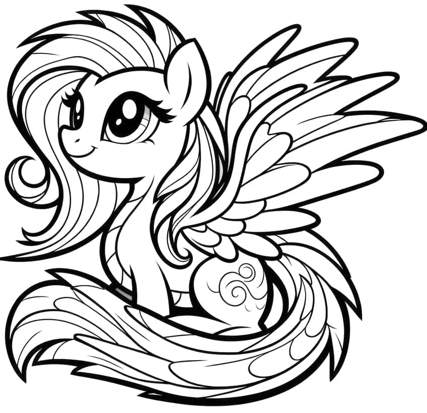 my little pony coloring page 22